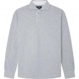 мъжки,блузи,с,яка,hackett,cutaway,long,sleeve,polo,grey