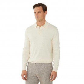 мъжки,блузи,с,яка,hackett,denim,knit,long,sleeve,polo,beige