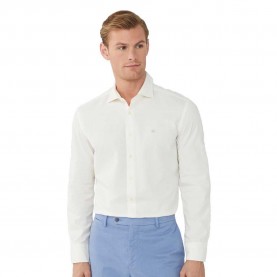 риза,с,дълъг,ръкав,мъжки,ризи,hackett,ecru,denim,long,sleeve,shirt,white