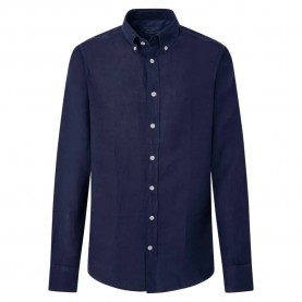риза,с,дълъг,ръкав,мъжки,ризи,hackett,garment,dye,linen,b,long,sleeve,shirt,navy,(blue)