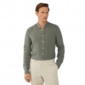 риза,с,дълъг,ръкав,мъжки,ризи,hackett,garment,dye,linen,long,sleeve,shirt,green