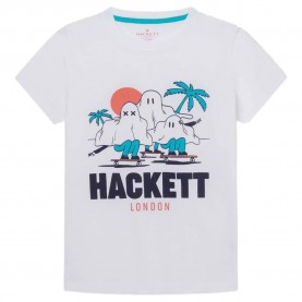 тениска,детски,тениски,hackett,ghost,boarders,short,sleeve,t,shirt,white