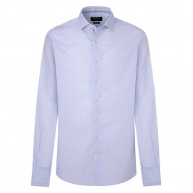 карирана,риза,мъжки,ризи,hackett,graph,check,eng,strip,long,sleeve,shirt,blue