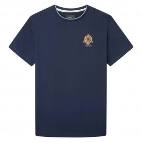 тениска,мъжки,тениски,hackett,heritage,logo,short,sleeve,t,shirt,navy,(blue)
