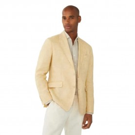 Сако Hackett Linen Delave Hopsack blazer - Beige (Yellow) сако,мъжки,сака,hackett,linen,delave,hopsack,blazer,beige,(yellow)