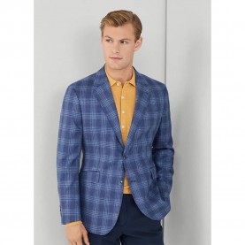 сако,мъжки,сака,hackett,silk,blue,check,blazer,blue