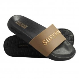 дамски,сандали,и,чехли,superdry,code,logo,vegan,slides,black,fossil,brown,metallic,gold,(brown,black)