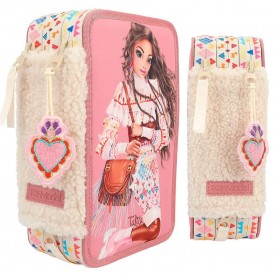 канцеларски,принадлежности,depesche,cosy,triple,tompodel,pencil,case,pink,(pink)