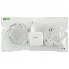 несесер,тоалетни,принадлежности,leitz,traveller,zipper,s,wash,bag,2,units,transparent,(clear)