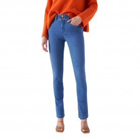 дънки,дамски,панталони,salsa,jeans,secret,slim,fit,jeans,blue