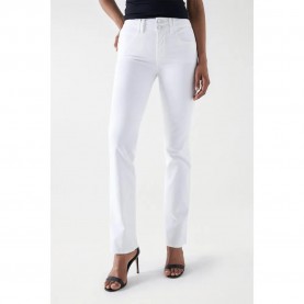дънки,дамски,панталони,salsa,jeans,secret,straight,fit,jeans,white