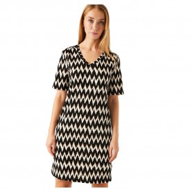 рокля,дамски,поли,и,рокли,garcia,o40082,short,sleeve,dress,multicolor