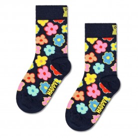 чорапи,детски,чорапи,happy,socks,flower,socks,multicolor,(navy)
