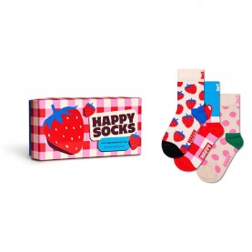 чорапи,детски,чорапи,happy,socks,fruits,&,berries,gift,set,socks,3,pairs,multicolor,(white)