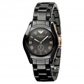 Часовник Armani AR1412 woman watch - Black (Black / Black) часовник,часовници,armani,ar1412,woman,watch,black,(black,black)