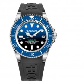 Часовник Bobroff BF0003BABFSTN watch - Blue (Silver / Black / Blue) часовник,часовници,bobroff,bf0003babfstn,watch,blue,(silver,black,blue)