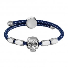 бижутерия,police,pj26554bln02,bracelet,silver,(blue)