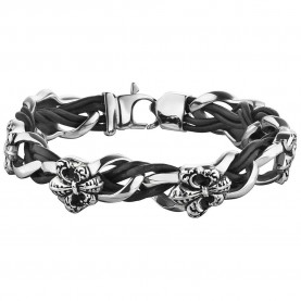 бижутерия,police,s14agw02b,bracelet,silver