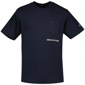 тениска,мъжки,тениски,replay,m6815,.000.22662g,short,sleeve,t,shirt,blue