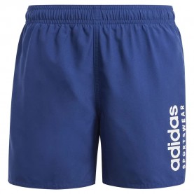 Бански гащета Adidas Essentials Logo Clx swimming shorts - Blue (Dark Blue / White) бански,гащета,детски,бански,костюми,adidas,essentials,logo,clx,swimming,shorts,blue,(dark,blue,white)