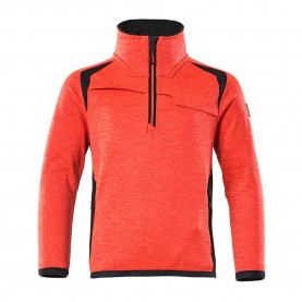 блуза,детски,блузи,mascot,accelerate,safe,19903,half,zip,sweatshirt,orange,(hi,vis,red,dark,navy)