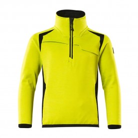 блуза,детски,блузи,mascot,accelerate,safe,19903,half,zip,sweatshirt,hi,vis,yellow,black,(yellow)