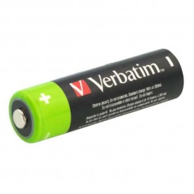 батерии,verbatim,hr06,alkaline,battery,4,units,clear,(silver)
