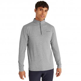 блуза,мъжки,пуловери,calvin,klein,golf,newport,half,zip,sweatshirt,silver,marl,(grey)