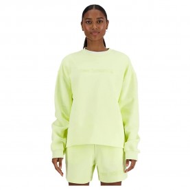 Блуза New balance Hyper Density Double Knit sweatshirt - Green (Limelight) блуза,дамски,блузи,new,balance,hyper,density,double,knit,sweatshirt,green,(limelight)