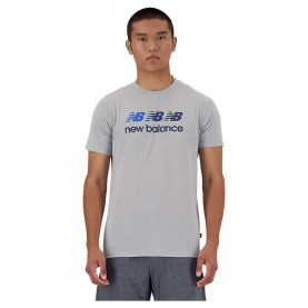 Тениска New balance Sport Essentials Heathertech Graphic short sleeve T-shirt - Grey (Athletic Grey) тениска,мъжки,тениски,new,balance,sport,essentials,heathertech,graphic,short,sleeve,t,shirt,grey,(athletic,grey)