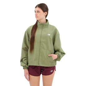Яке New balance Sport Essentials Oversized jacket - Green (Dark Olivine) яке,дамски,якета,и,палта,new,balance,sport,essentials,oversized,jacket,green,(dark,olivine)