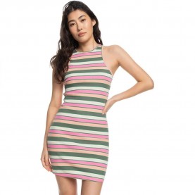 Рокля Roxy Back To Beautif sleeveless short dress - Pink (Agave Green Very Vista Stripeh) рокля,дамски,поли,и,рокли,roxy,back,to,beautif,sleeveless,short,dress,pink,(agave,green,very,vista,stripeh)