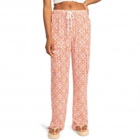 Панталони Roxy Preciouscopapt pants - Pink (Cloud Dancer / Pattern_2) панталони,дамски,панталони,roxy,preciouscopapt,pants,pink,(cloud,dancer,pattern,2)