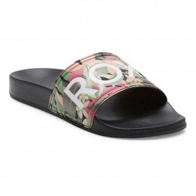 джапанки,дамски,сандали,и,чехли,roxy,slippy,ii,flip,flops,multicolor,(black,pink,soft,lime)