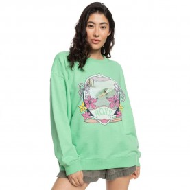 Блуза Roxy Take Yourplacea sweatshirt - Green (Zephyr Green) блуза,дамски,блузи,roxy,take,yourplacea,sweatshirt,green,(zephyr,green)