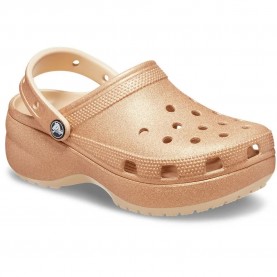 дамски,сандали,и,чехли,crocs,classic,platform,glitter,clogs,golden,(shitake)