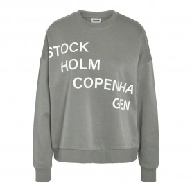 блуза,дамски,блузи,noisy,may,acia,sweatshirt,grey,(charcoal,gray)