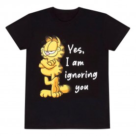 тениска,мъжки,тениски,heroes,garfield,ignoring,you,short,sleeve,t,shirt,yellow,(black)