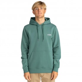 суичър,мъжки,пуловери,billabong,arch,hoodie,billiard,(green)