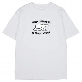 Тениска Makia Arctic short sleeve T-shirt - White тениска,мъжки,тениски,makia,arctic,short,sleeve,t,shirt,white
