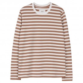 тениска,дамски,тениски,makia,verkstad,long,sleeve,t,shirt,camel,white,(brown)