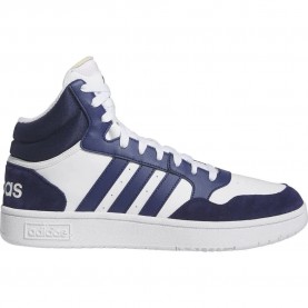 маратонки,мъжки,маратонки,adidas,hoops,3.0,mid,trainers,ftwr,white,dark,blue,dark,blue,(blue)