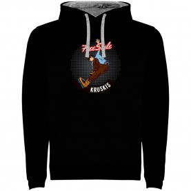 суичър,мъжки,пуловери,kruskis,freestyle,rollers,bicolor,hoodie,black,grey,(black)