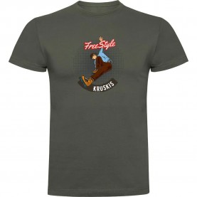 тениска,мъжки,тениски,kruskis,freestyle,rollers,short,sleeve,t,shirt,dark,army,green,(green)