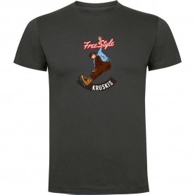 тениска,мъжки,тениски,kruskis,freestyle,rollers,short,sleeve,t,shirt,dark,grey,(grey)
