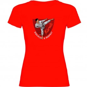 тениска,дамски,тениски,kruskis,karate,short,sleeve,t,shirt,red