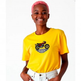 Тениска Kruskis Motor short sleeve T-shirt - Yellow (Yellow) тениска,дамски,тениски,kruskis,motor,short,sleeve,t,shirt,yellow,(yellow)