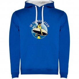 суичър,мъжки,пуловери,kruskis,on,the,wave,bicolor,hoodie,blue,(royal,blue,white)