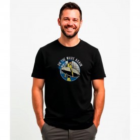 тениска,мъжки,тениски,kruskis,on,the,wave,short,sleeve,t,shirt,black,(black)