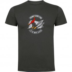 тениска,мъжки,тениски,kruskis,skiing,is,not,fun,short,sleeve,t,shirt,dark,grey,(grey)